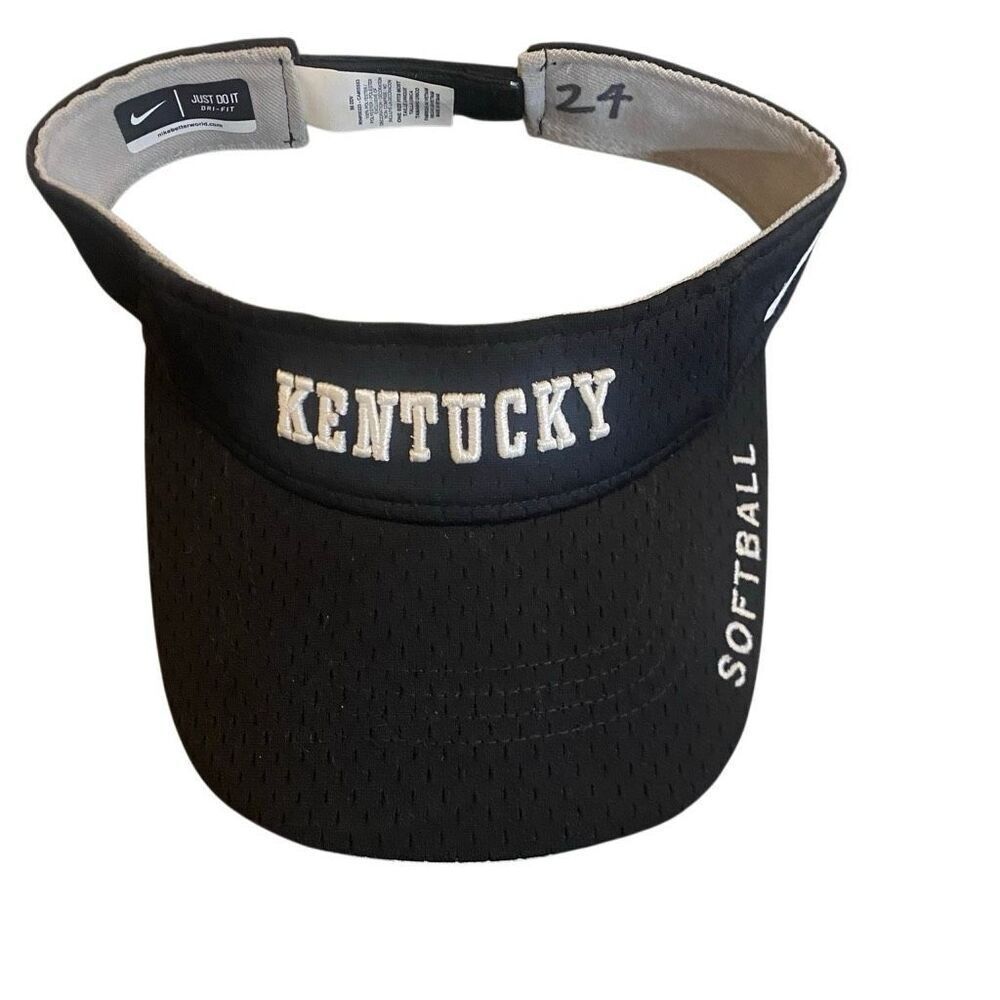 Nike Just Do It Dri Fitkentucky Wildcats Adjustable Softball Visor School Issued